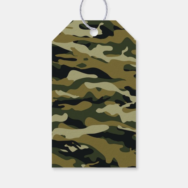 Camo Gift Tags (Back)
