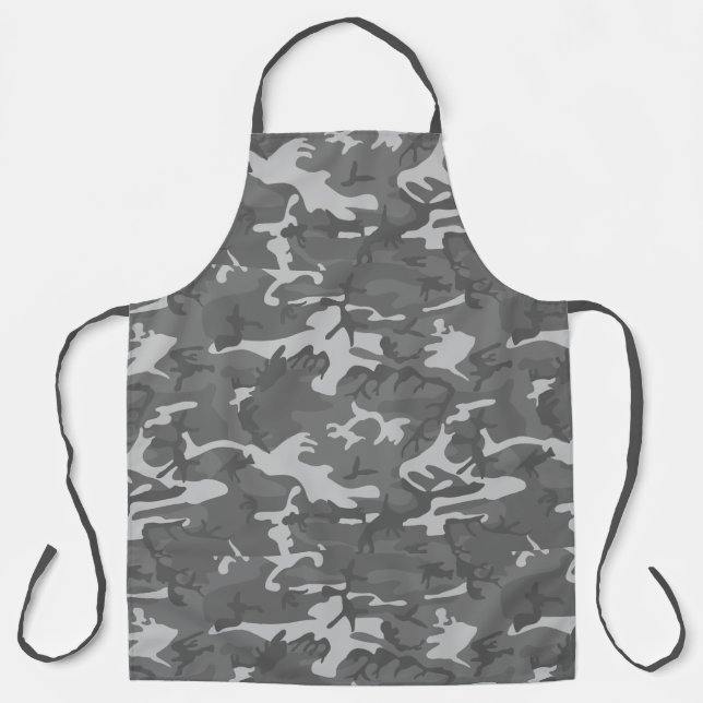 Camo Grey Apron (Front)