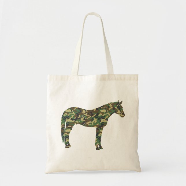 Camo Horse Tote (Front)