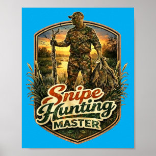 Camo Hunters Hunting Season Men Women Poster
