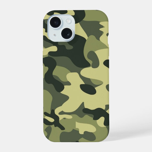 Camo iPhone 15 Case (Back)