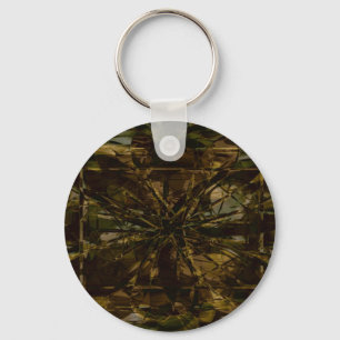 Camo Lover Petal Design Key Ring
