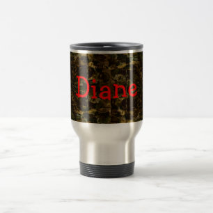 Camo Lover Petal Design Travel Mug