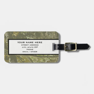 Camo Luggage Tag