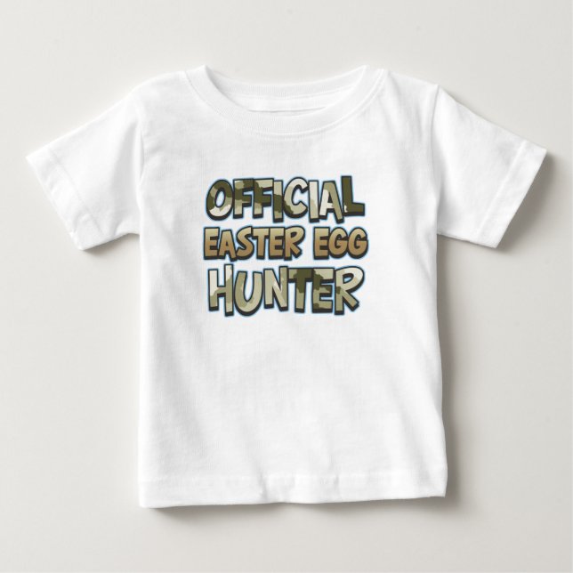Camo Official Easter Egg Hunter Shirt (Front)