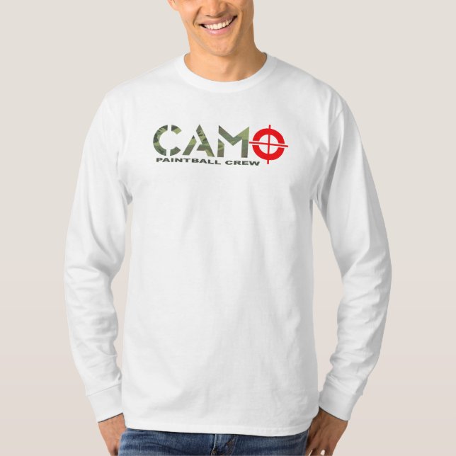 CAMO PAINTBALL CREW T-Shirt (Front)