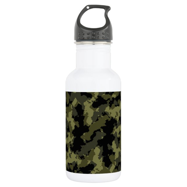 Camo Pattern 532 Ml Water Bottle (Front)