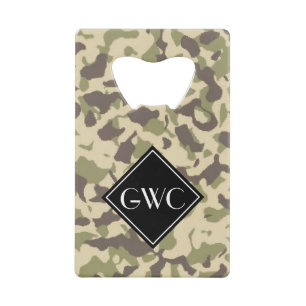 Camo Pattern Custom Monogram