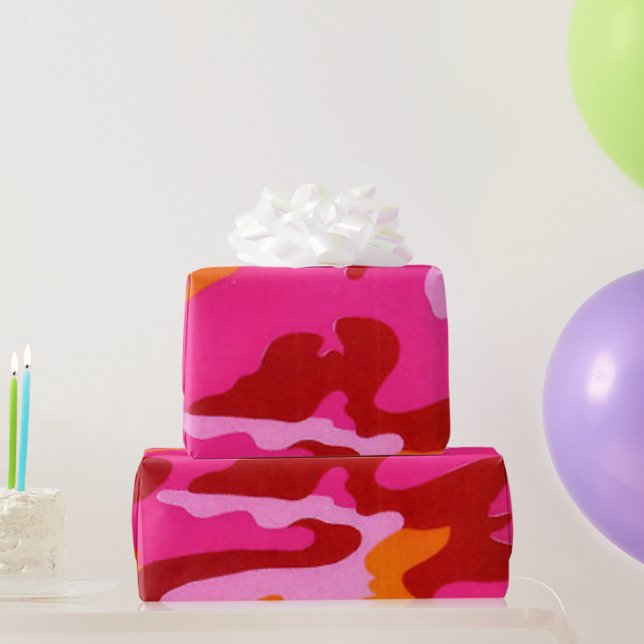Camo Pattern fun wrapping paper (Party Gifts)
