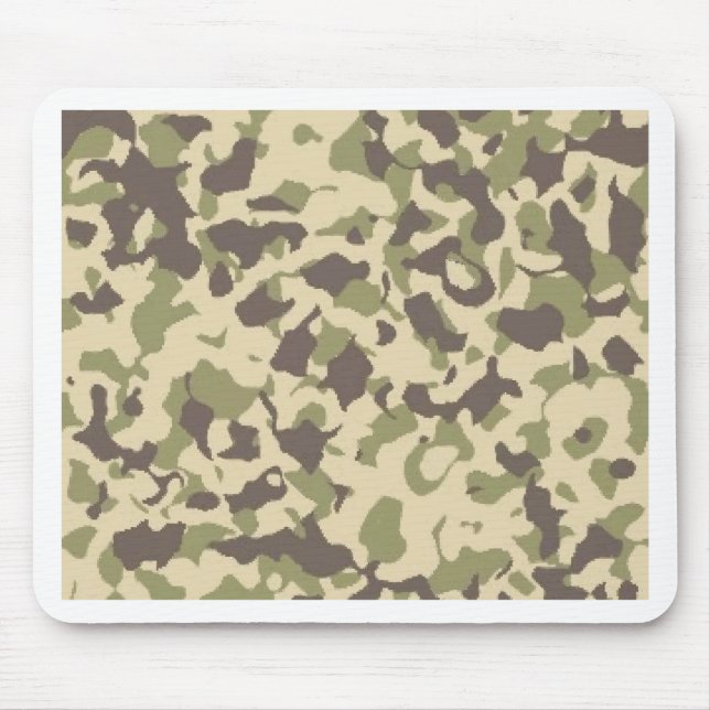 Camo Pattern Mouse Mat (Front)