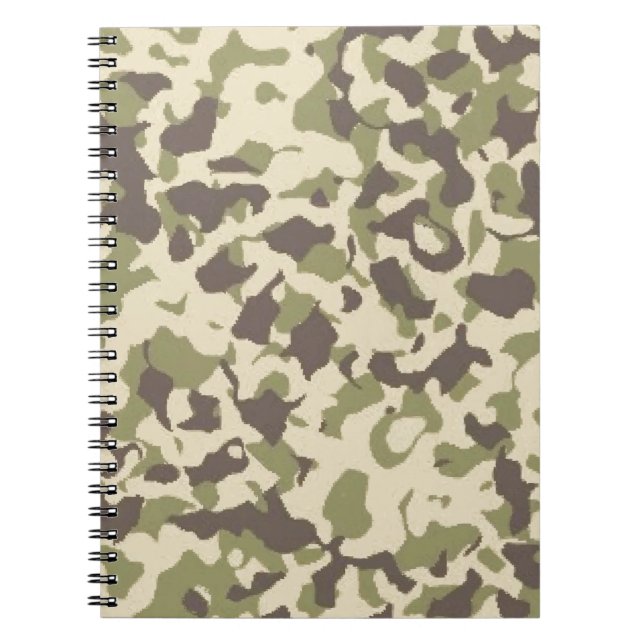 Camo Pattern Notebook (Front)