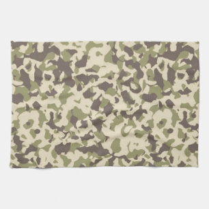 Camo Pattern Tea Towel
