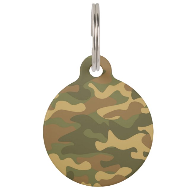 Camo Pet Tag (Front)