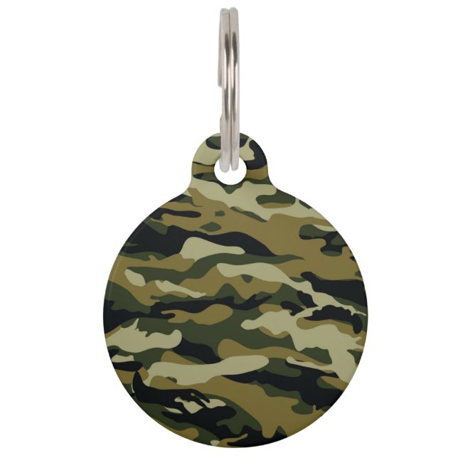 Camo Pet Tag (Front)