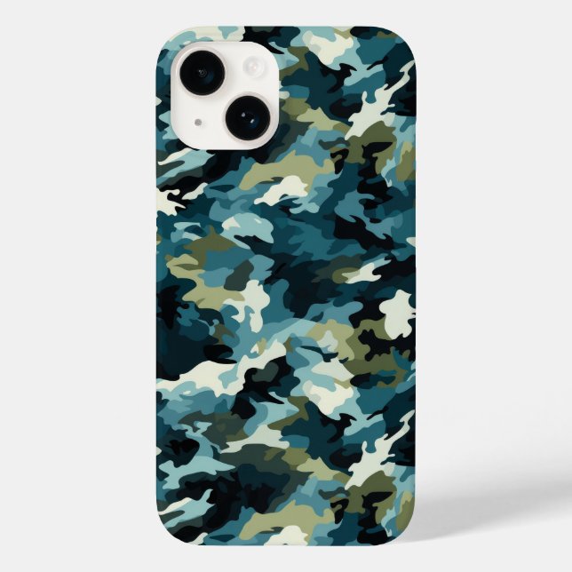 Camo Print iPhone 14 Case (Back)