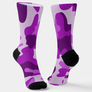 Camo Purple Socks