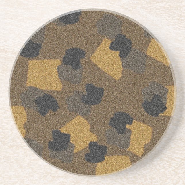 Camo Sandstone Coaster (Front)