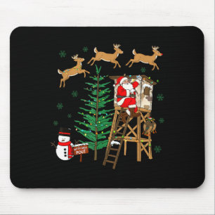 Camo Santa Christmas Deer Hunting Camouflage Hunte Mouse Mat