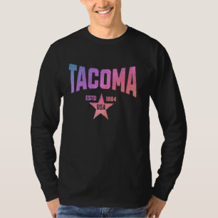 Camo Souvenir USA Star Tacoma Washington T-Shirt