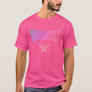 Camo Souvenir USA Star Vancouver Washington T-Shirt
