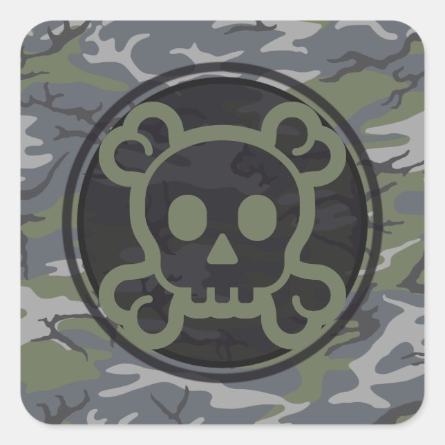 Camo Sticker w/ Custom Symbols (Front)