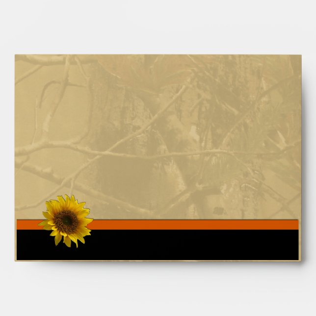 Camo & Sunflower Envelopes (Front)
