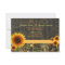 Camo Sunflowers Wedding Invitation