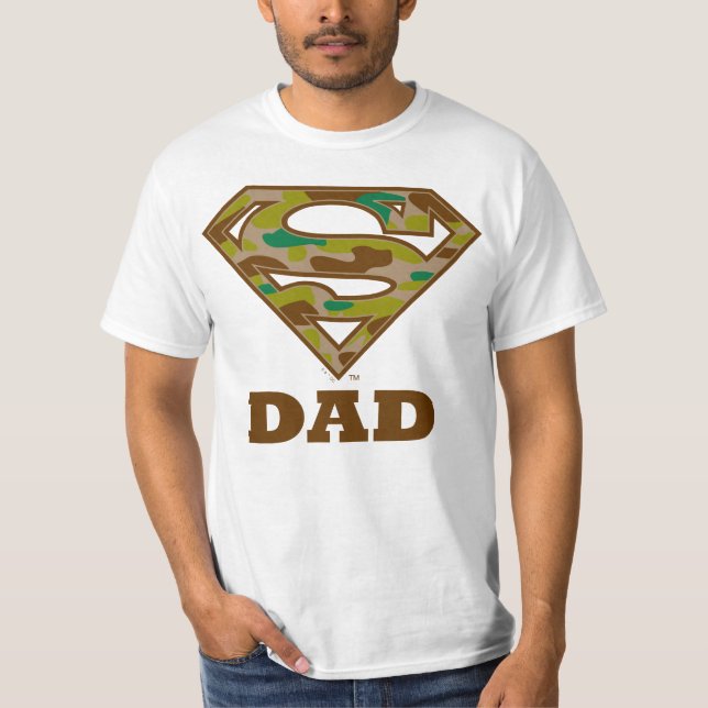 Camo Super Dad T-Shirt (Front)