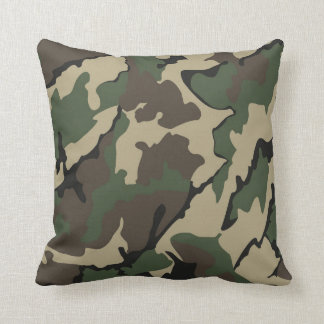 Camo, Throw Pillow