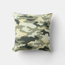 Camo Throw Pillow.