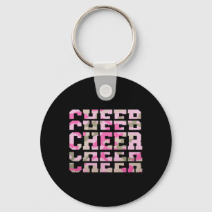 Camo Tie Dye Cheerleading For Cheerleader Squad Bf Key Ring