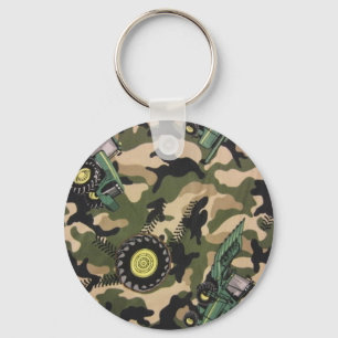 Camo & Tractors Key Ring