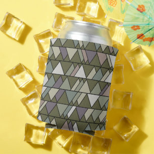 Camo Triangles Can Cooler