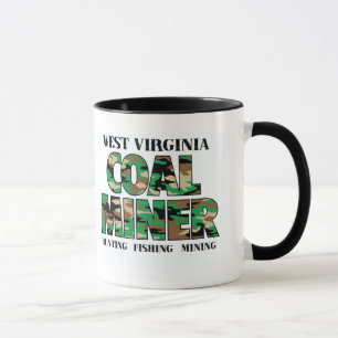 CAMO WEST VIRGINIA COAL MINER MUG