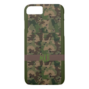 Camo with Monogram iPhone 8/7 Case