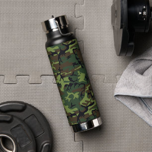 CAMOFLAGE HUNTING PATTERN WATER BOTTLE