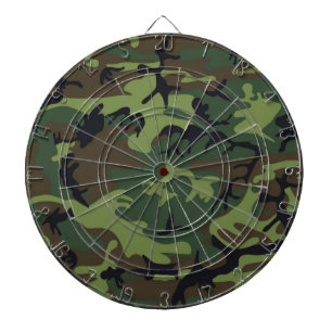 CAMOFLAUGE PATTERN DARTBOARD