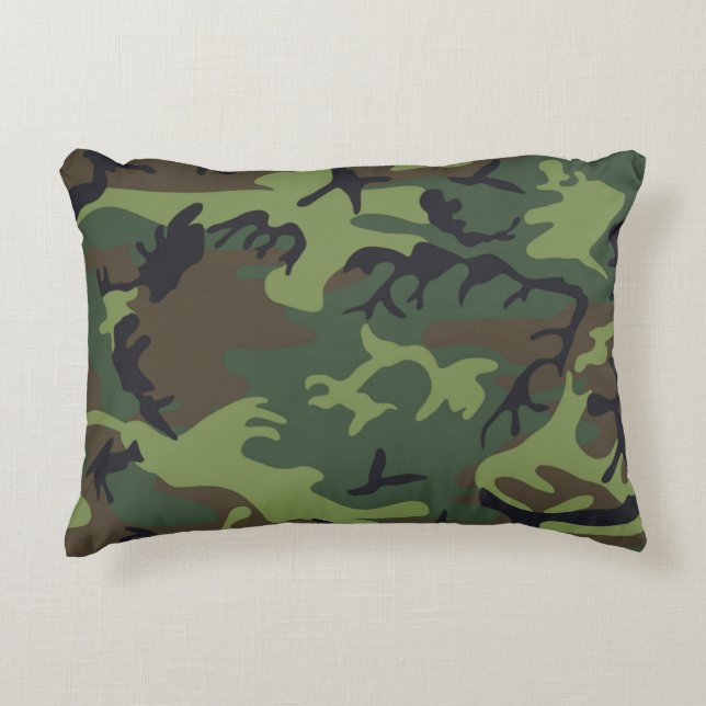 CAMOFLAUGE PATTERN DECORATIVE CUSHION (Front)