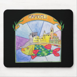 Camogli Fish Mouse Mat