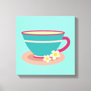 Camomile tea for tea lovers canvas print