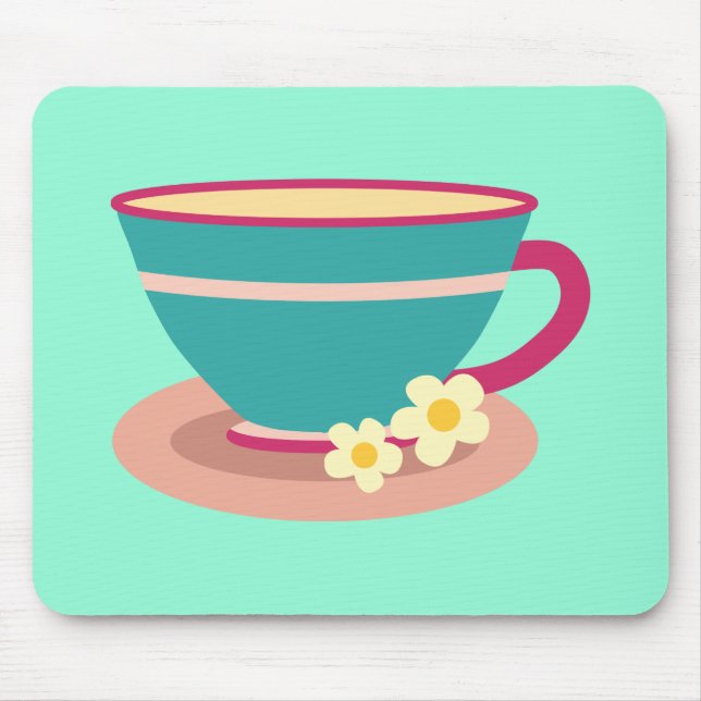 Camomile tea for tea lovers mouse mat (Front)