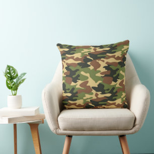 Camouflage 1 20x20 Throw Pillow
