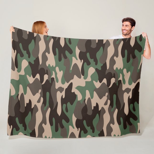 Camouflage 2 60x80 Fleece Blanket (In Situ)