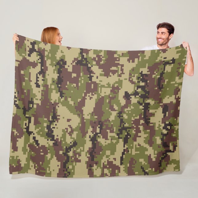 Camouflage 3 60x80 Fleece Blanket (In Situ)