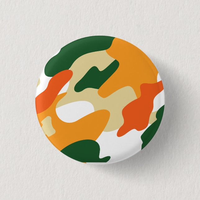 camouflage 3 cm round badge (Front)