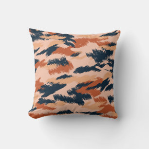 Camouflage Abstract: Vintage Seamless Wallpaper. Cushion