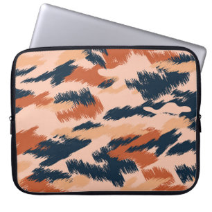 Camouflage Abstract: Vintage Seamless Wallpaper. Laptop Sleeve