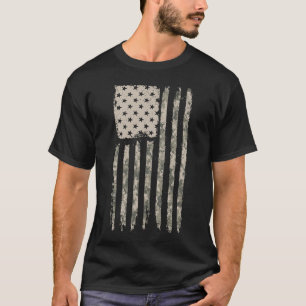 Camouflage American Flag Desert Camo USA Flag T-Shirt