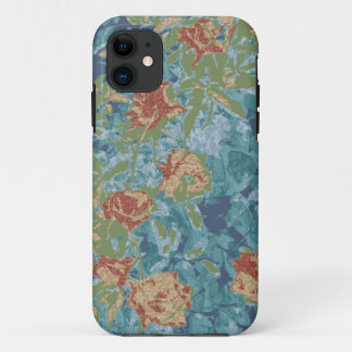 Camouflage and flowers iPhone 11 case