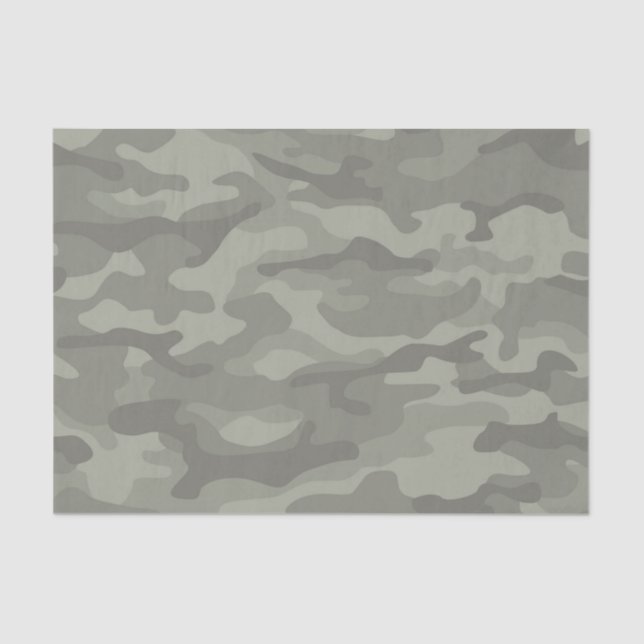 Camouflage Army Print Tissue Paper (Front)